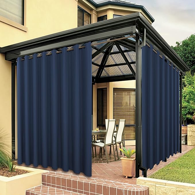 BONZER Waterproof Indoor/Outdoor Curtains by Bonzer