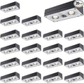 Solar Fence Lights 20 Pack, 50 Lumens Outdoor Solar Lights by JOFIOS