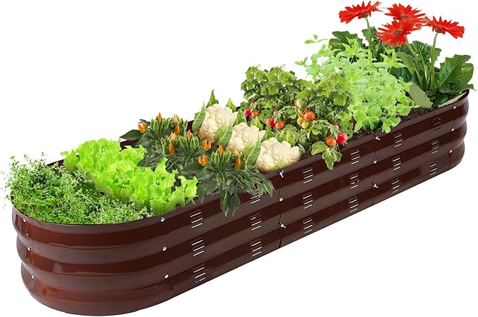 GADI 67-Inch Raised Garden Bed, Metal Planter Box - Image 2