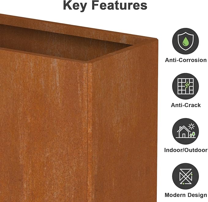 Corten Steel Planters - Image 3