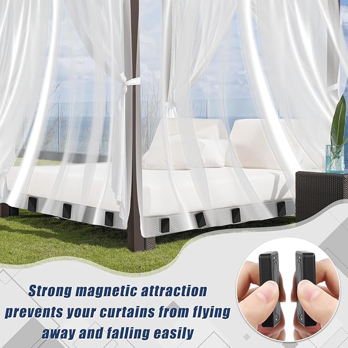 36 Pcs Outdoor Curtain Weights, Plastic Wrapped Heavy Duty Curtain Weights - Image 5