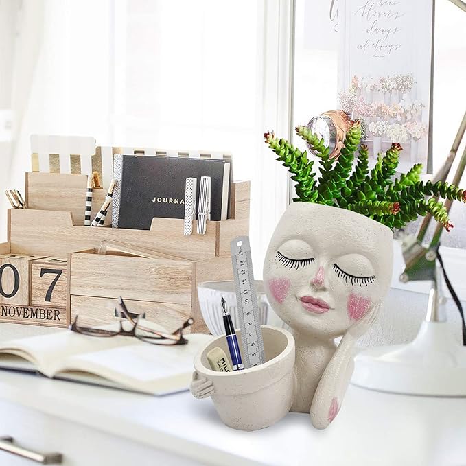 Face Plant Pot - Double Flower Pots - Image 4