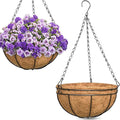 ZeeDix 3 Pack 16 Inch Large Hanging Baskets by ZeeDix