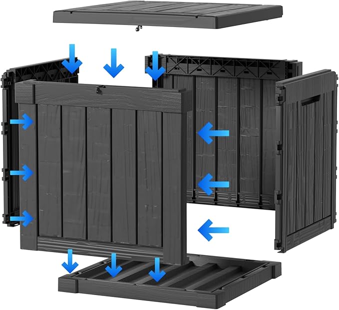 ROJIK Outdoor Storage Housing Deck Box - Image 7