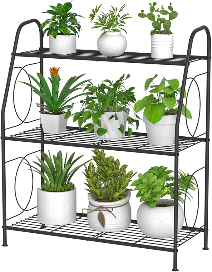 Plant Stand, 3 Tier Plant Shelf by VyGrow