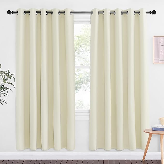 NICETOWN Beige Blackout Curtains by NICETOWN