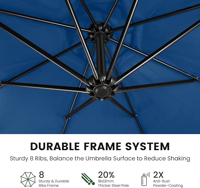 OLILAWN 10ft Patio Umbrella - Image 6