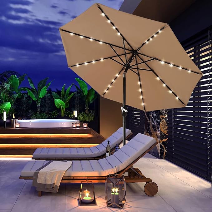 ABCCANOPY Durable Solar Led Patio Umbrellas - Image 9