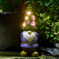 Nacome Solar Garden Outdoor Statues Gnome by Nacome