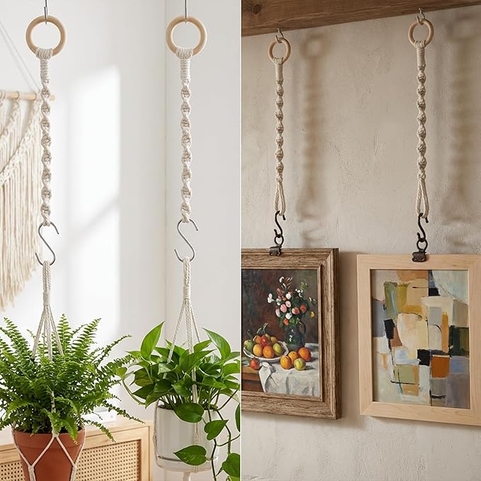 3 Pcs Adjustable Macrame Plant Hanger Extenders - Image 7