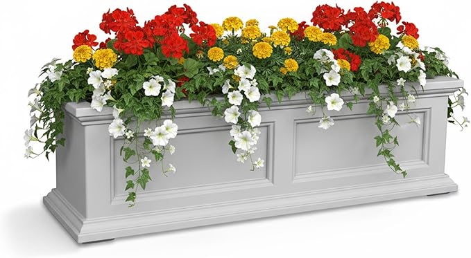 Mayne Fairview 3ft Durable Self Watering Window Box Planter by Mayne