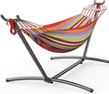 Double Hammock with Heavy-Duty Steel Stand, Easy Assembly, 600lbs Weight by Unknown