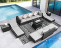 NICESOUL 13 Piece Outdoor Furniture by NICESOUL
