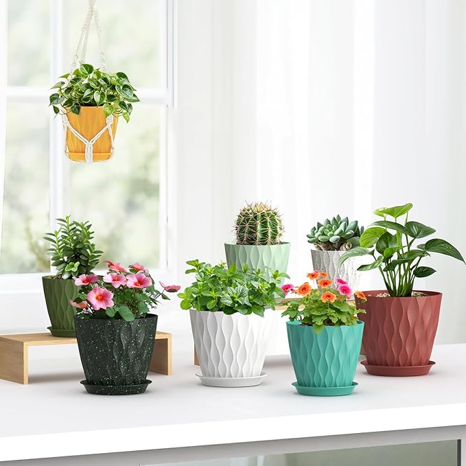 7/6.5/6/5.5/5/4.5/4 inch Plant Pots - Image 4