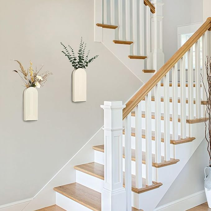 Wooden Wall Art Decor: Wall Vases - Image 7