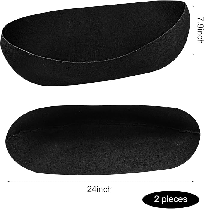 2PCS 24Inch Upgraded Planter Basket Liners Fabric Window Box Liners Felt Trough - Image 2