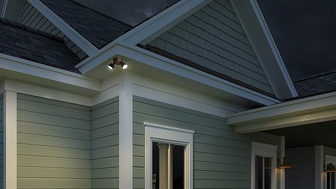 Lithonia Lighting HomeGuard 2-Light LED Outdoor Flood Lights, Outdoor LED Lights - Image 10
