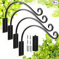 16 Inch Plant Hangers Outdoor 4 Pack, Plant Hanging Hook Bracket by GESTONE