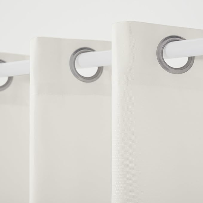 TOWN & COUNTRY BASICS Heavyweight Vanilla Grommet Curtain | Light Filtering | - Image 3