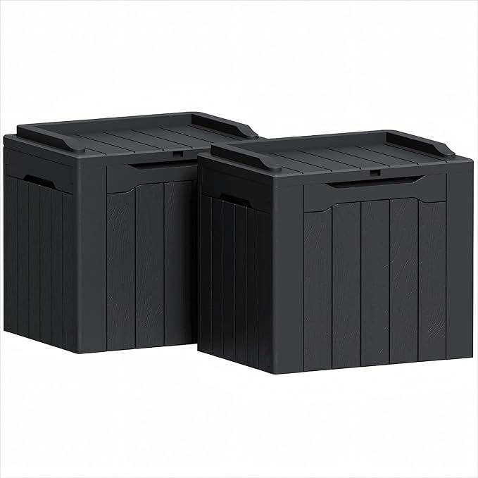 Greesum 31 Gallon Deck Box for Outside, All Weather Outdoor Storage Boxes for by BuynowfromGreesum