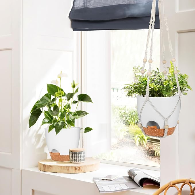 GARDIFE 8 Inch Hanging Planters - Image 6