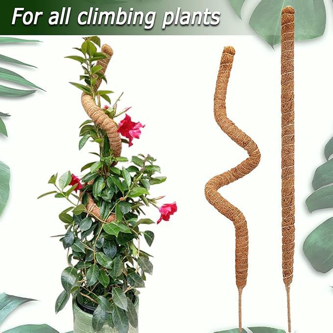 2 Pack Moss Pole, 28 Inch Bendable Moss Pole - Image 4
