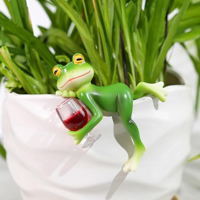 Miniature Frog Figurines Plant Decorations - Image 4