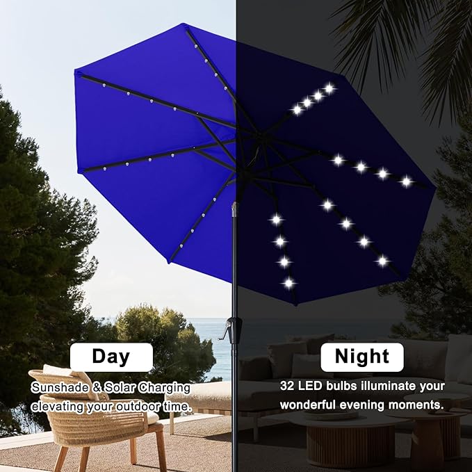 ABCCANOPY 10FT Durable Solar Led Patio Umbrellas - Image 3