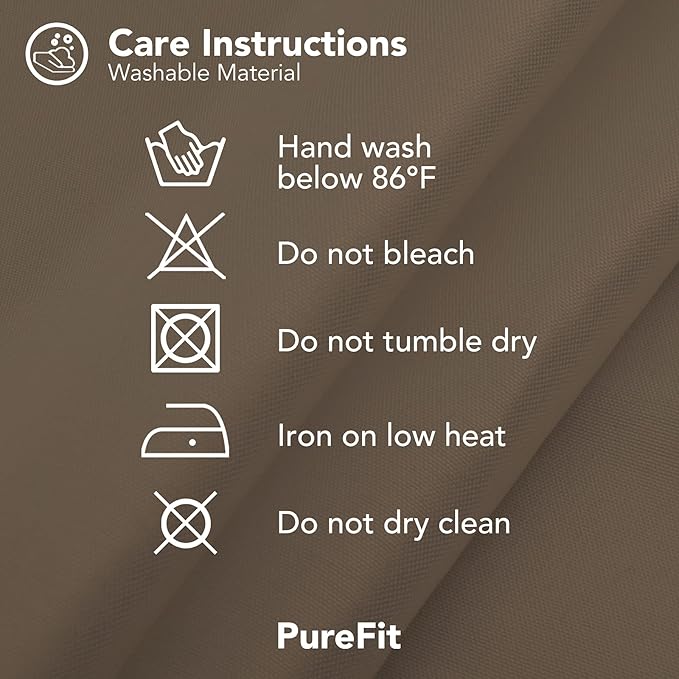 PureFit Outdoor Curtains for Patio Waterproof Weatherproof, UV Resistant - Image 7