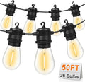 50FT LED Outdoor String Lights by GvvooHome