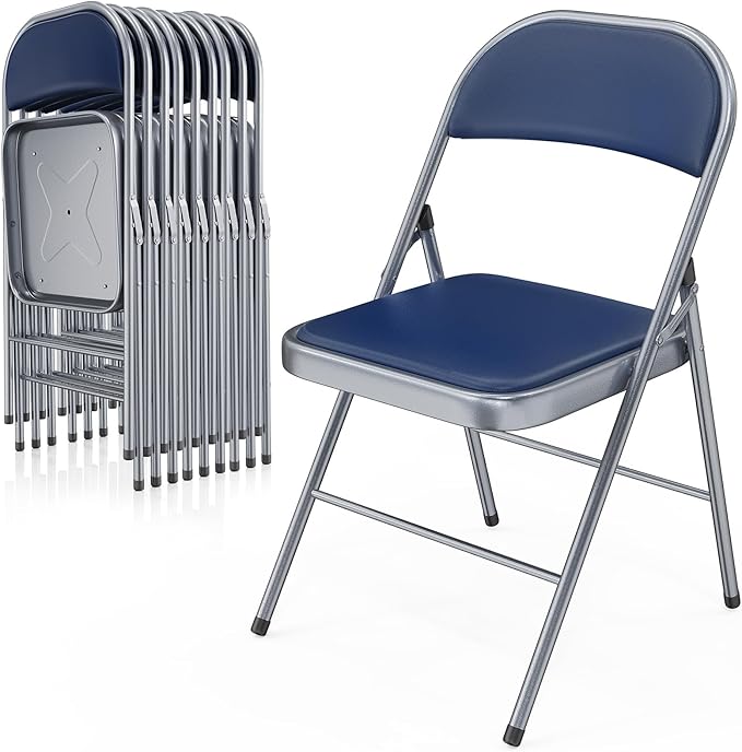 VINGLI 10 Pack Folding Chairs by VINGLI
