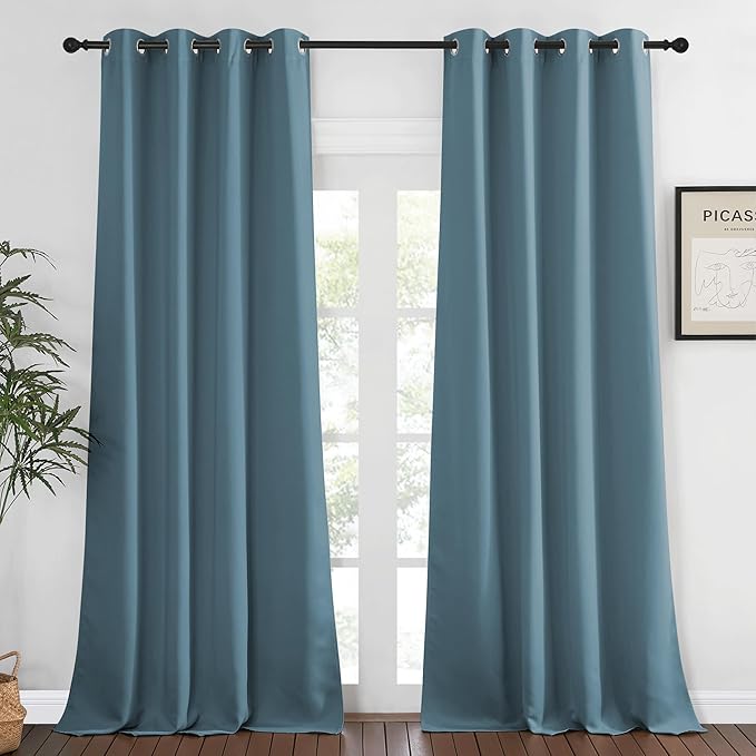 NICETOWN Blackout Curtains 120 inch Length by NICETOWN
