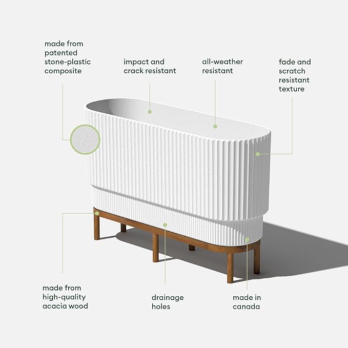 Veradek Demi Series Raised Long Planter - Image 3
