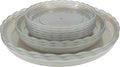 12Pcs Clear Plant Saucer, 6 8 10 Inch Durable Plastic Plant Tray, Round Plant by Lifecouldbesointeresting
