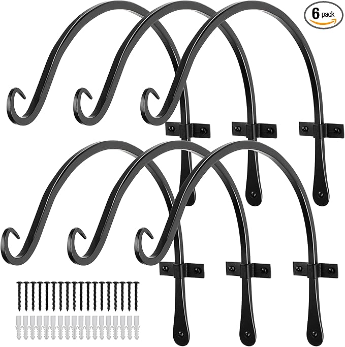 Worth Garden 6-Pack 14" Plant Hanger Bracket by WORTH