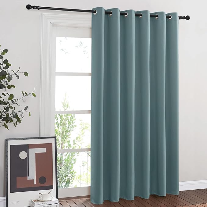 NICETOWN Blackout Curtain for Sliding Door, Patio Door Curtains, Grommet by NICETOWN