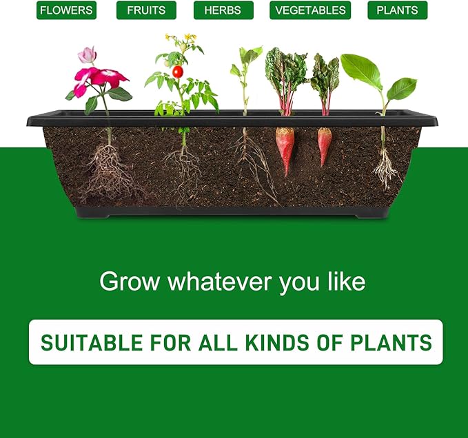 Outvita 4.4 FT Vertical Garden Bed, 5 Tier Vertical Raised Planter, Removable - Image 4