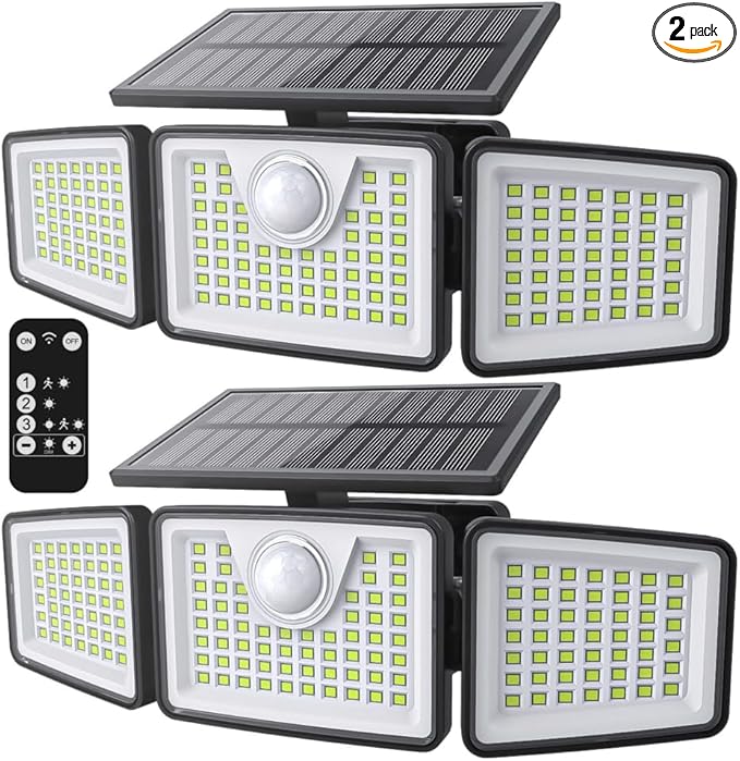 2500LM Solar Lights Outdoor by ChargebySunLightUpHome