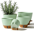 7/6.5/6/5.5/5 Inch Self Watering Pots, Plastic Flower Pots by Unknown