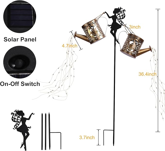 LOVERUIS Solar Watering Can Light - Image 5