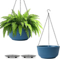 T4U 8 Inch Hanging Planters for Indoor Outdoor Plants, Self Watering Hanging by T4U