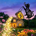 Solar Watering Can Lights with Fairy & Flowers, Outdoor Garden Decor with by Tremdwoto