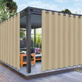PureFit Outdoor Curtains for Patio Waterproof Weatherproof, UV Resistant by PureFit
