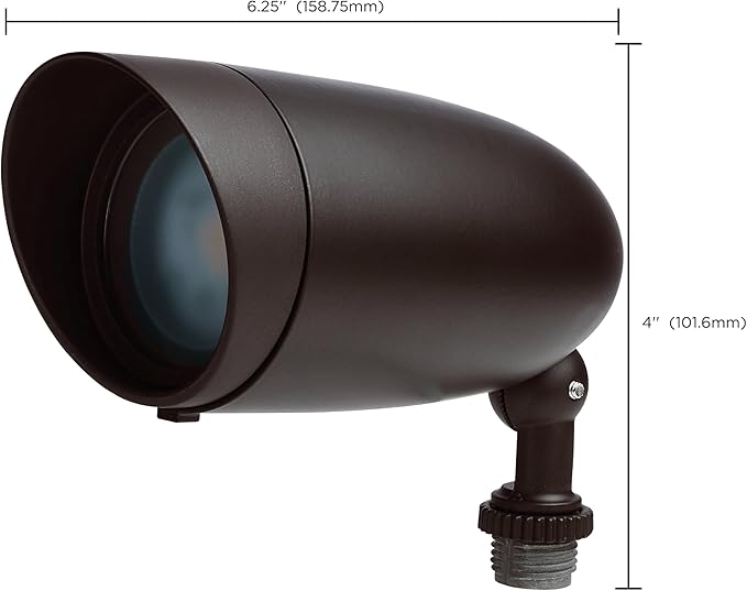 Nuvo 62-1205 Outdoor Landscape Spotlight, Waterproof LED Fixture, Yard Flood - Image 6