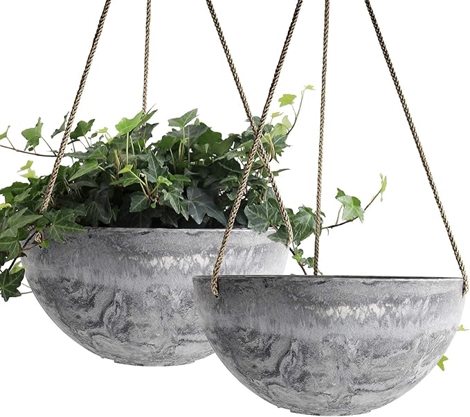 LA JOLIE MUSE Hanging Planter Flower Plant Pots by LaJol%C3%ADeMuse