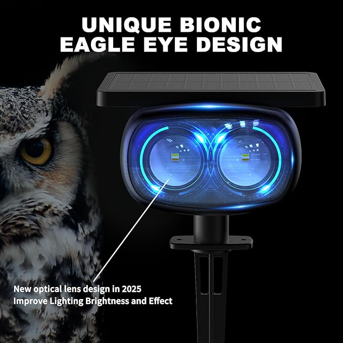 Solar Spot Lights Outdoor Waterproof IP68, RGB Colors Changing Solar Lights - Image 3
