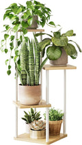 Tall Plant Stand Indoor 4 Tiered Plant Shelf by Gentingbro