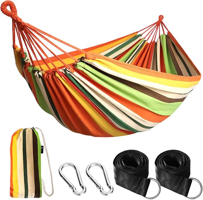 ANYOO Cotton Hammock Portable Camping Hammocks by Anyoo