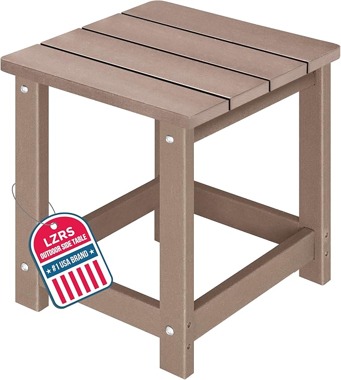 LZRS Adirondack Square Outdoor Side Table by LZRSPET