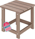 LZRS Adirondack Square Outdoor Side Table by LZRSPET